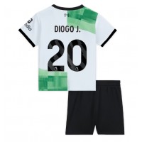 Echipament fotbal Liverpool Diogo Jota #20 Tricou Deplasare 2023-24 pentru copii maneca scurta (+ Pantaloni scurti)